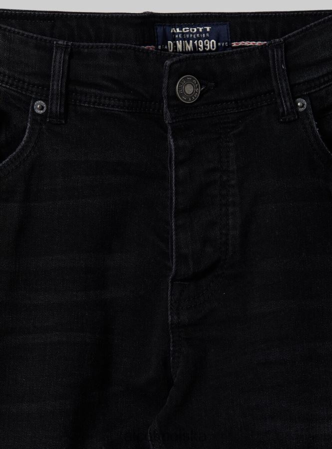 odzież Alcott Dżinsy skinny fit z elastycznego denimu d002 średni ciemnoniebieski mężczyźni 2TXFF6729