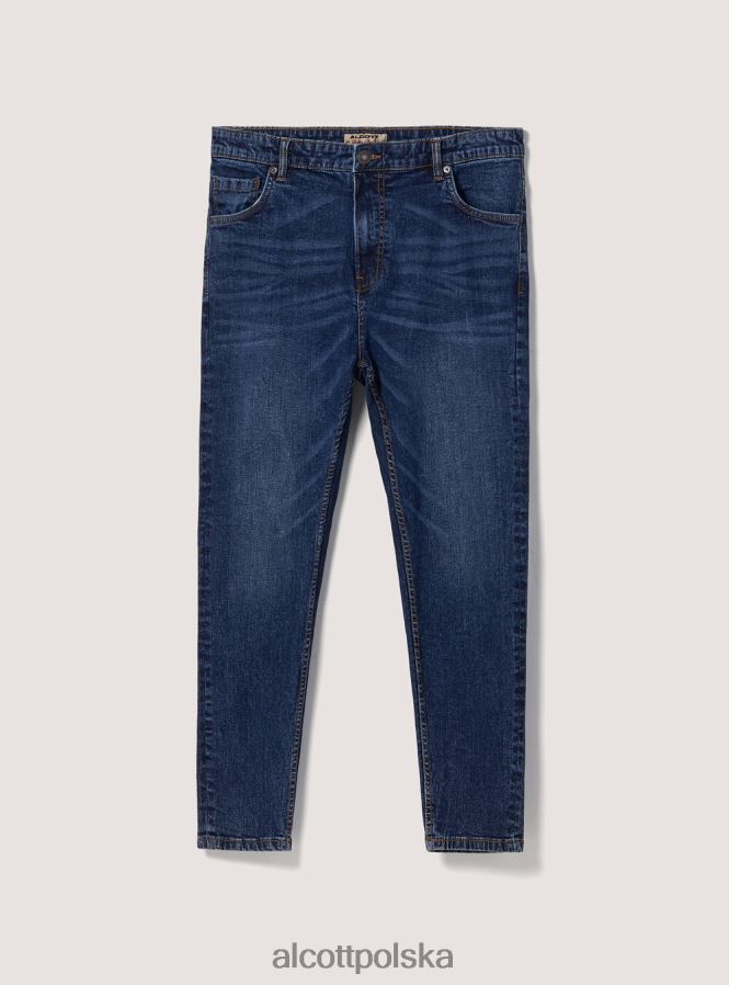 odzież Alcott Dżinsy ze stretchem typu carrot fit d007 jasny lazur mężczyźni 2TXFF6900