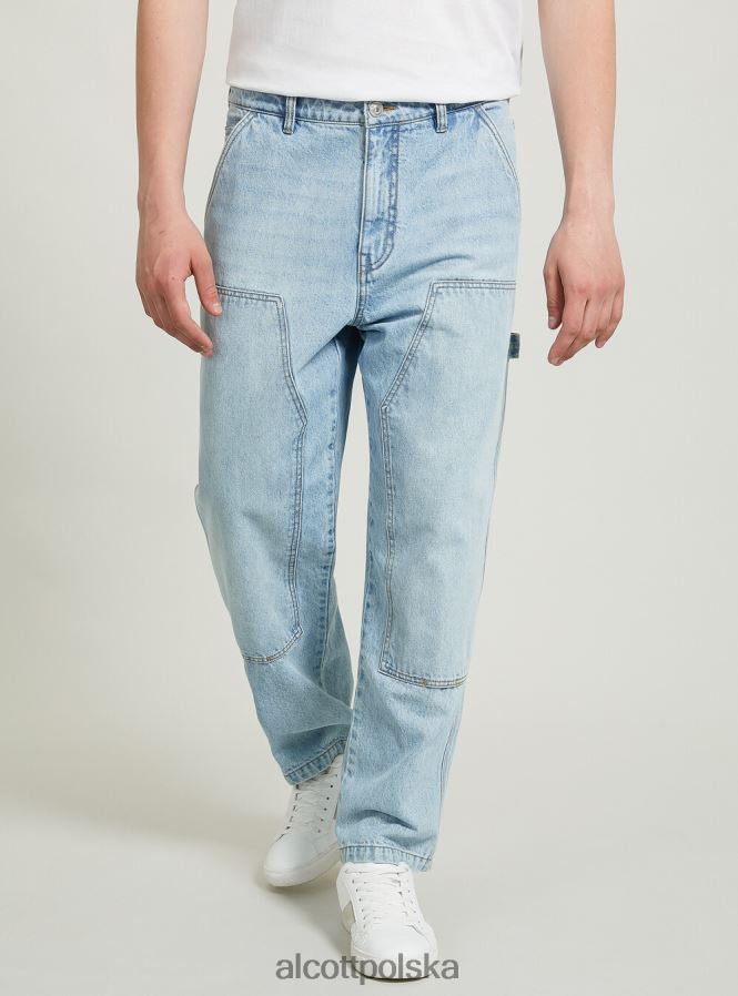 odzież Alcott stolarz dżinsów d006 lazur mężczyźni 2TXFF6696