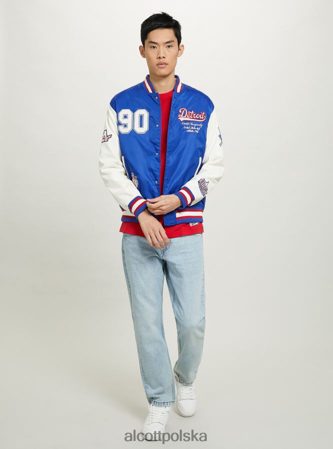 odzież Alcott Uniwersalna kurtka bomber z naszywką ry1 królewski ciemny mężczyźni 2TXFF6863