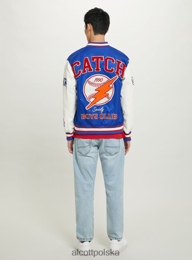 odzież Alcott Uniwersalna kurtka bomber z naszywką ry1 królewski ciemny mężczyźni 2TXFF6863