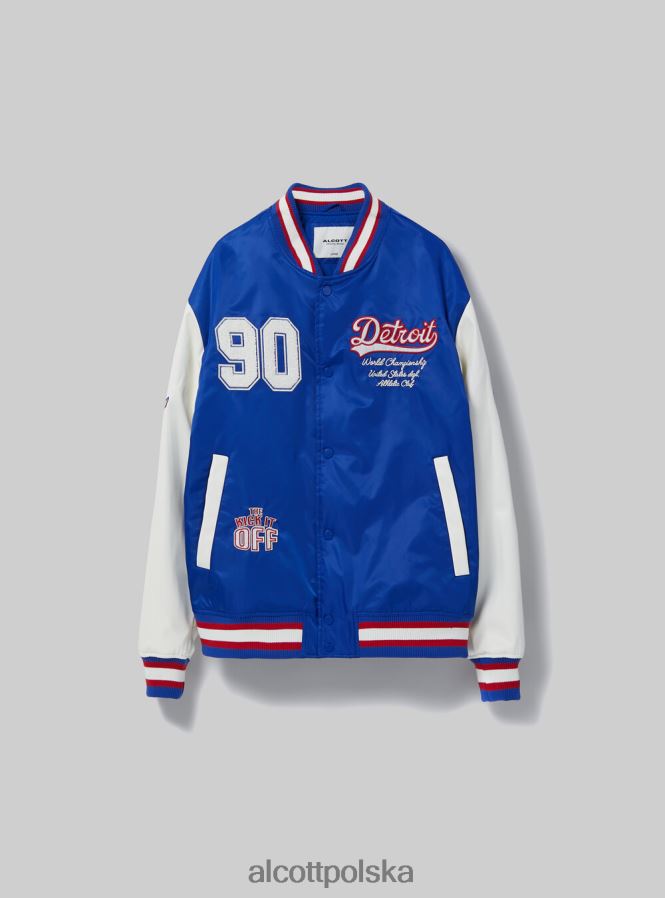 odzież Alcott Uniwersalna kurtka bomber z naszywką ry1 królewski ciemny mężczyźni 2TXFF6863