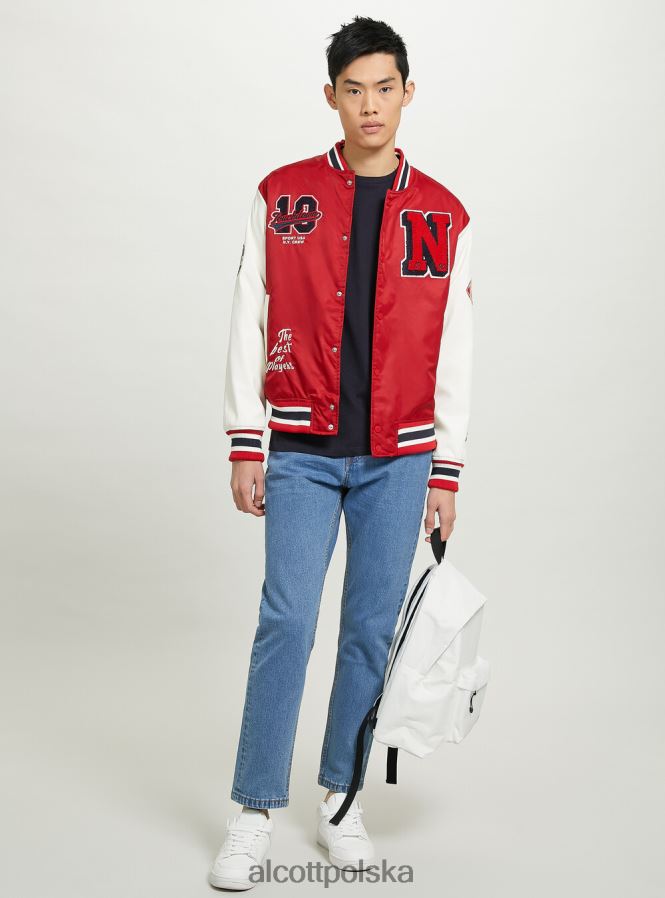 odzież Alcott Uniwersalna kurtka bomber z naszywką ry1 królewski ciemny mężczyźni 2TXFF6864