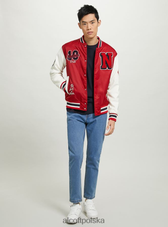 odzież Alcott Uniwersalna kurtka bomber z naszywką ry1 królewski ciemny mężczyźni 2TXFF6864