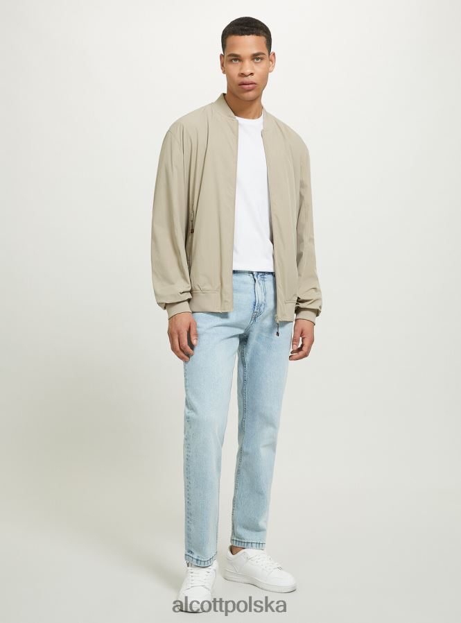 odzież Alcott kurtka ze ściągaczowymi detalami czarny mężczyźni 2TXFF61018