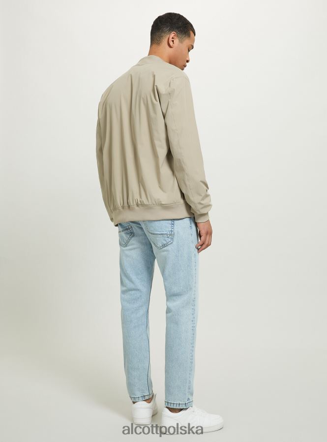 odzież Alcott kurtka ze ściągaczowymi detalami czarny mężczyźni 2TXFF61018