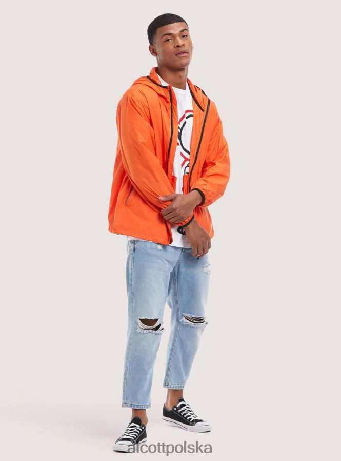 odzież Alcott lekka wiatroszczelna kurtka c837 żółty mężczyźni 2TXFF61040