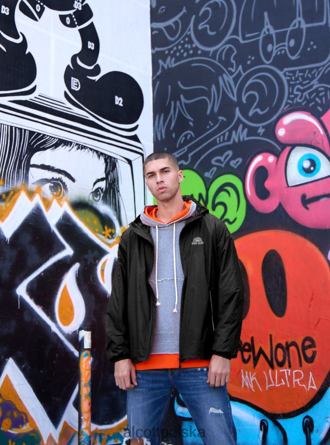 odzież Alcott lekka wiatroszczelna kurtka c837 żółty mężczyźni 2TXFF6732