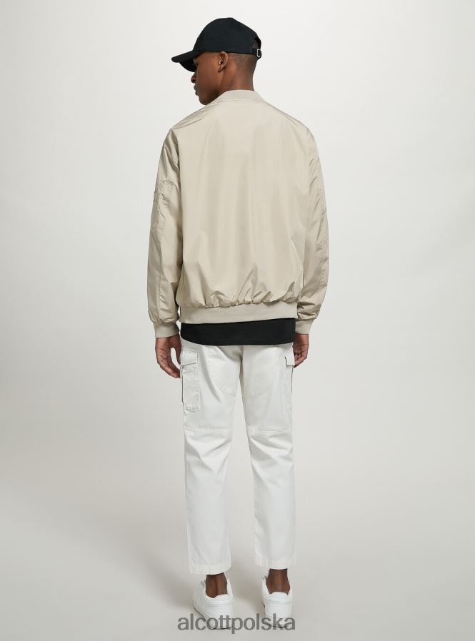 odzież Alcott wiatroszczelna kurtka bomber o regularnym kroju ky2 kaky średni mężczyźni 2TXFF61024