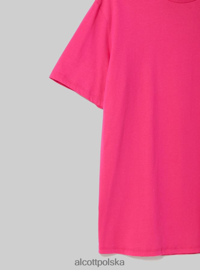 odzież Alcott bawełniana koszulka z okrągłym dekoltem bk1 czarny mężczyźni 2TXFF61202