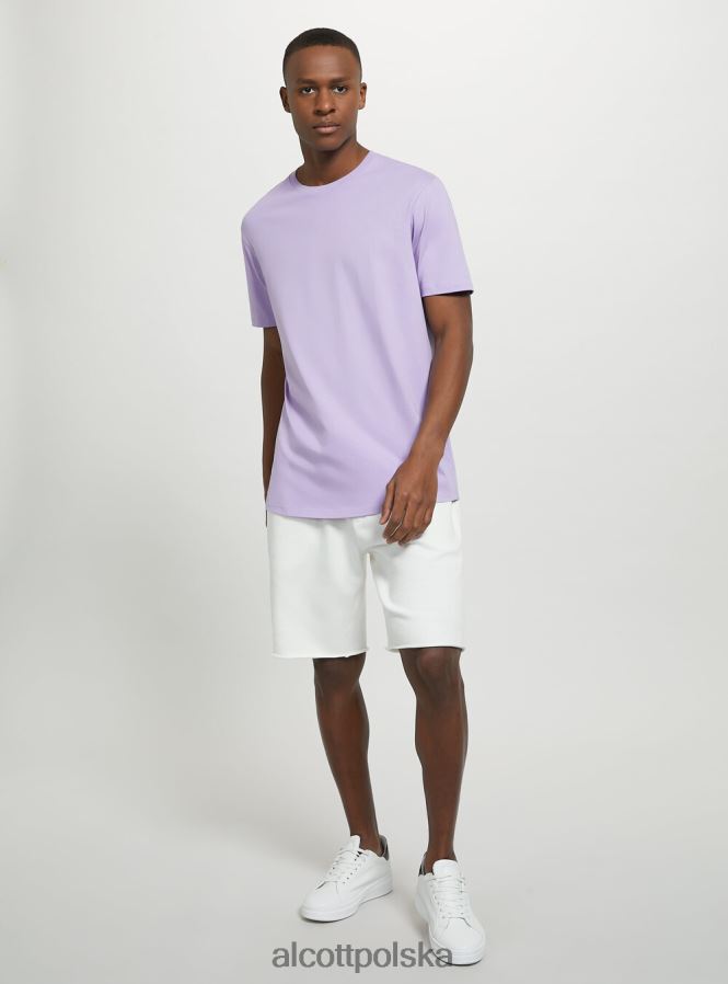 odzież Alcott bawełniana koszulka z okrągłym dekoltem bk1 czarny mężczyźni 2TXFF6742