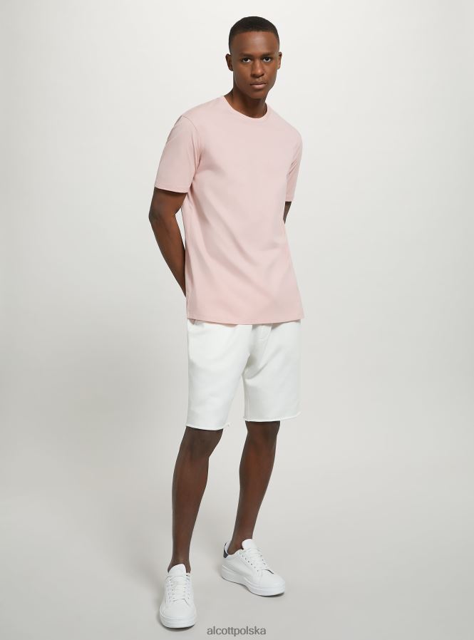 odzież Alcott bawełniana koszulka z okrągłym dekoltem bk1 czarny mężczyźni 2TXFF6972