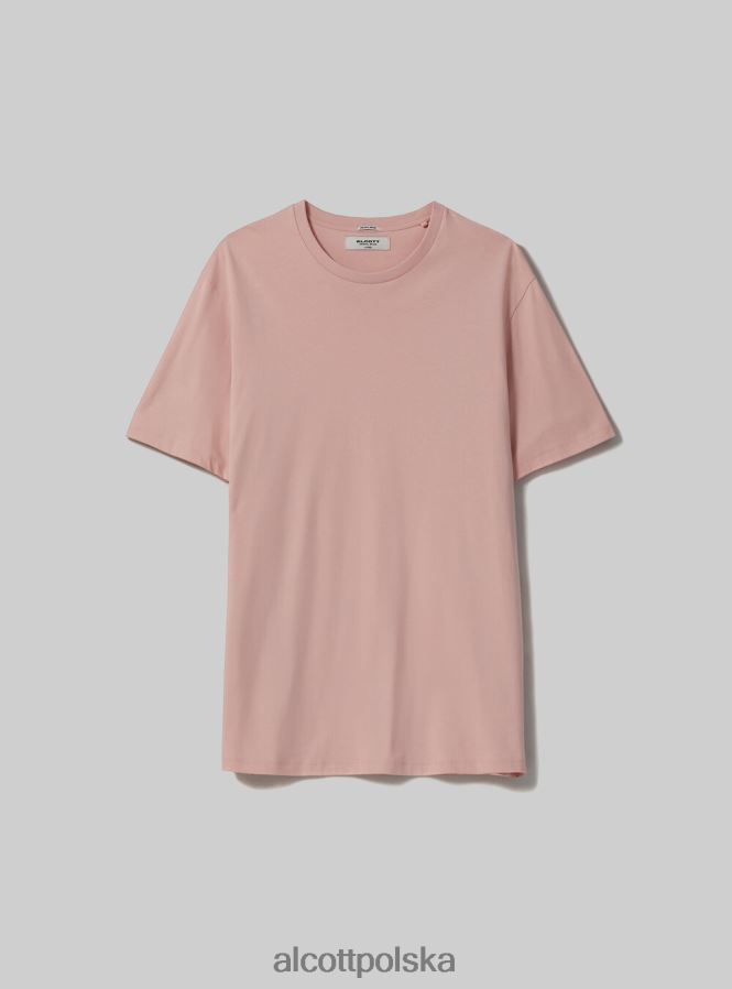 odzież Alcott bawełniana koszulka z okrągłym dekoltem bk1 czarny mężczyźni 2TXFF6972