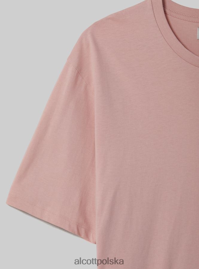 odzież Alcott bawełniana koszulka z okrągłym dekoltem bk1 czarny mężczyźni 2TXFF6972