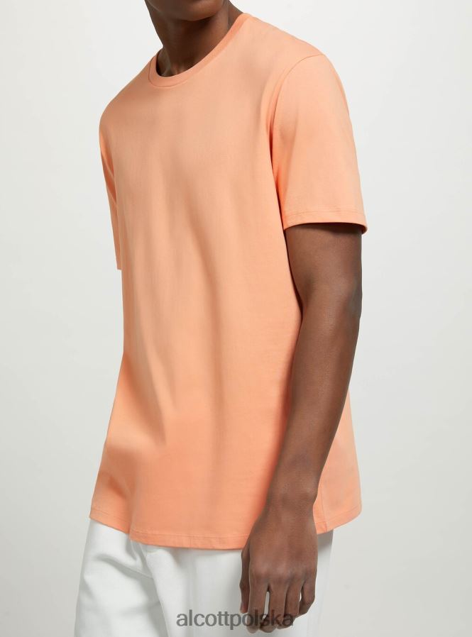 odzież Alcott bawełniana koszulka z okrągłym dekoltem bk1 czarny mężczyźni 2TXFF6976