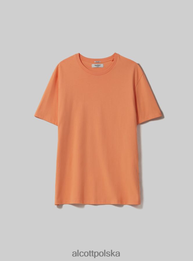 odzież Alcott bawełniana koszulka z okrągłym dekoltem bk1 czarny mężczyźni 2TXFF6976