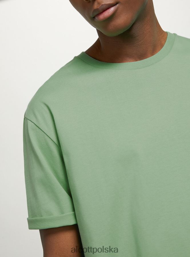 odzież Alcott bawełniana koszulka z okrągłym dekoltem wh2 biały mężczyźni 2TXFF6930