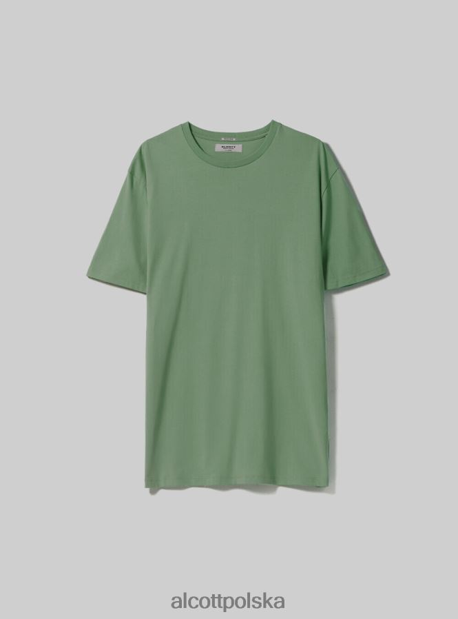 odzież Alcott bawełniana koszulka z okrągłym dekoltem wh2 biały mężczyźni 2TXFF6930