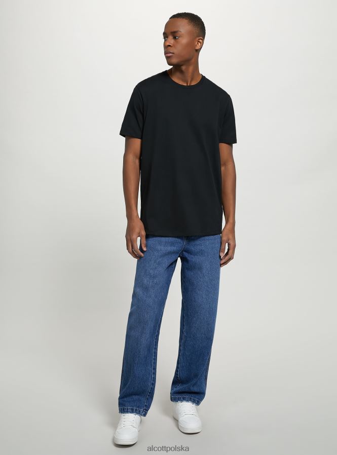 odzież Alcott bawełniana koszulka z okrągłym dekoltem wh2 biały mężczyźni 2TXFF6996