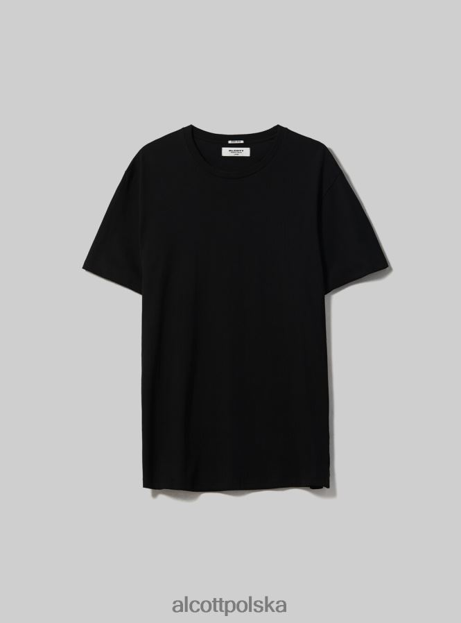 odzież Alcott bawełniana koszulka z okrągłym dekoltem wh2 biały mężczyźni 2TXFF6996