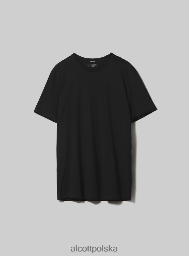 odzież Alcott bawełniana koszulka z okrągłym dekoltem wh2 biały mężczyźni 2TXFF6996