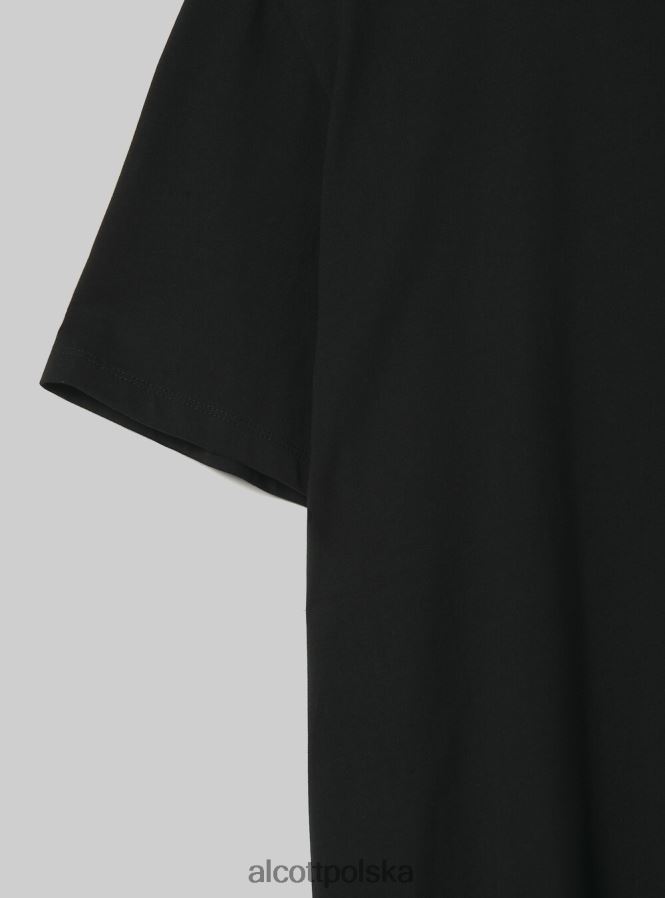 odzież Alcott bawełniana koszulka z okrągłym dekoltem wh2 biały mężczyźni 2TXFF6996