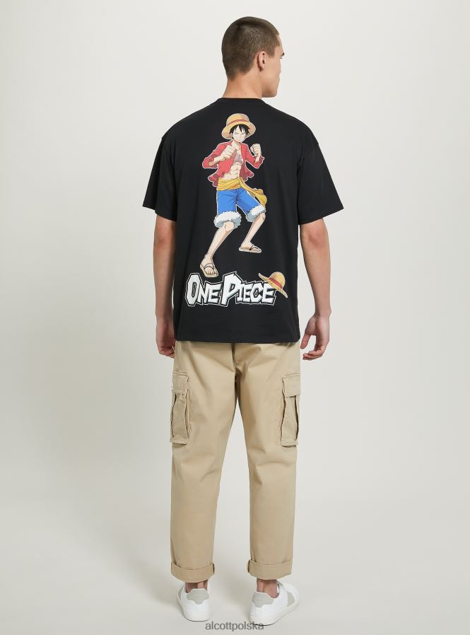 odzież Alcott jednoczęściowa koszulka bk1 czarny mężczyźni 2TXFF6640