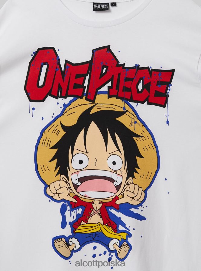 odzież Alcott jednoczęściowa koszulka w3 biały mężczyźni 2TXFF6639