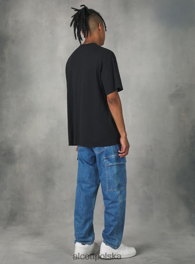 odzież Alcott koszulka La Casa de Papel bk1 czarny mężczyźni 2TXFF6942