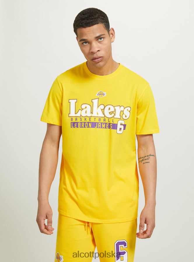 odzież Alcott koszulka NBA tak, żółty średni mężczyźni 2TXFF61034