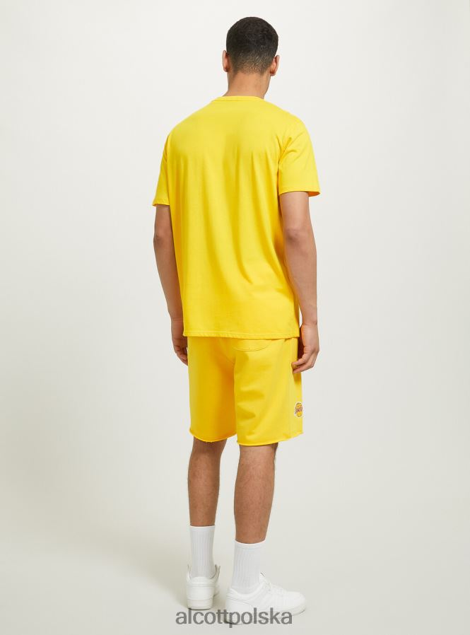 odzież Alcott koszulka NBA tak, żółty średni mężczyźni 2TXFF61034