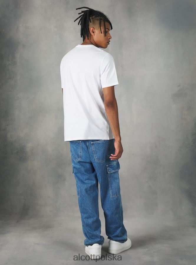 odzież Alcott koszulka licenza Stranger Things w3 biały mężczyźni 2TXFF61175