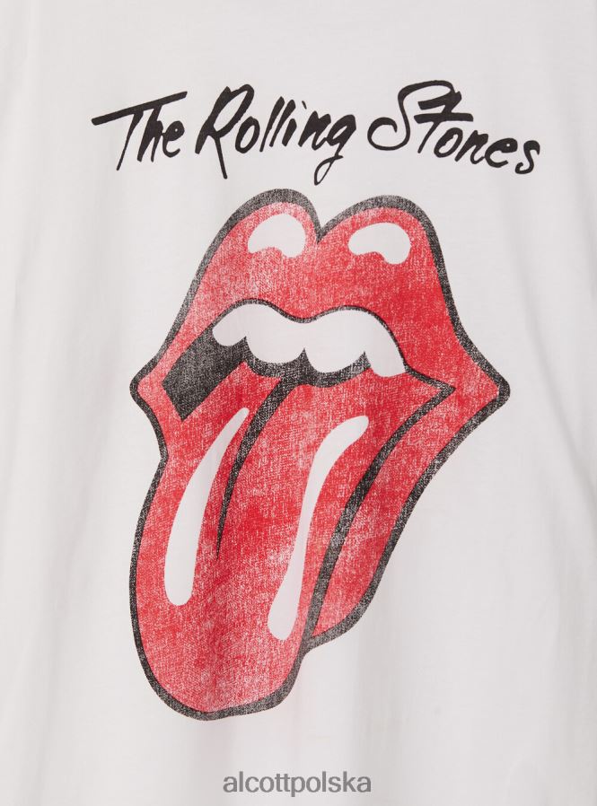 odzież Alcott koszulka z motywem Rolling Stones bk1 czarny mężczyźni 2TXFF61030