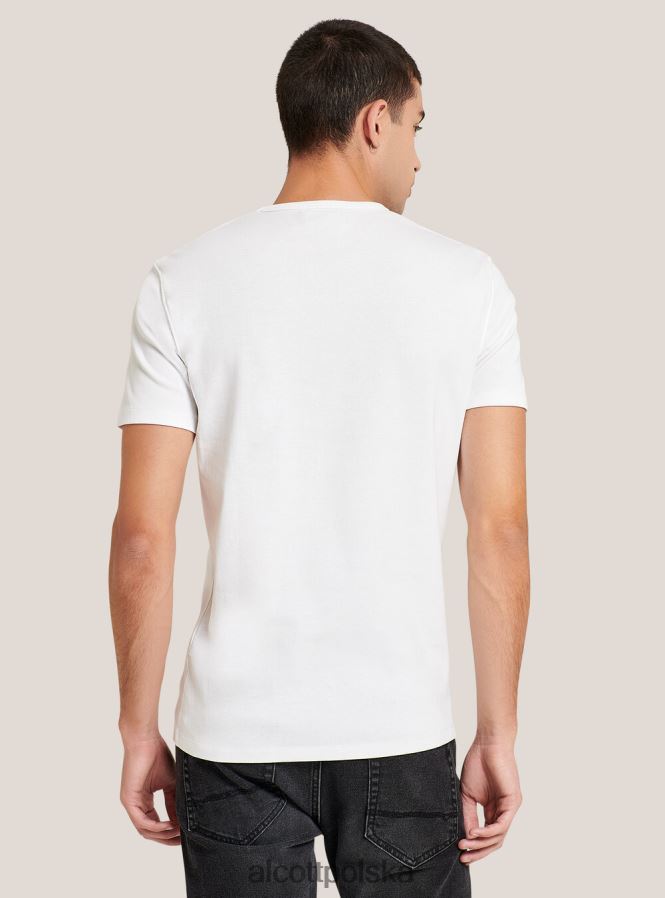 odzież Alcott koszulka z nadrukiem czarny mężczyźni 2TXFF61138