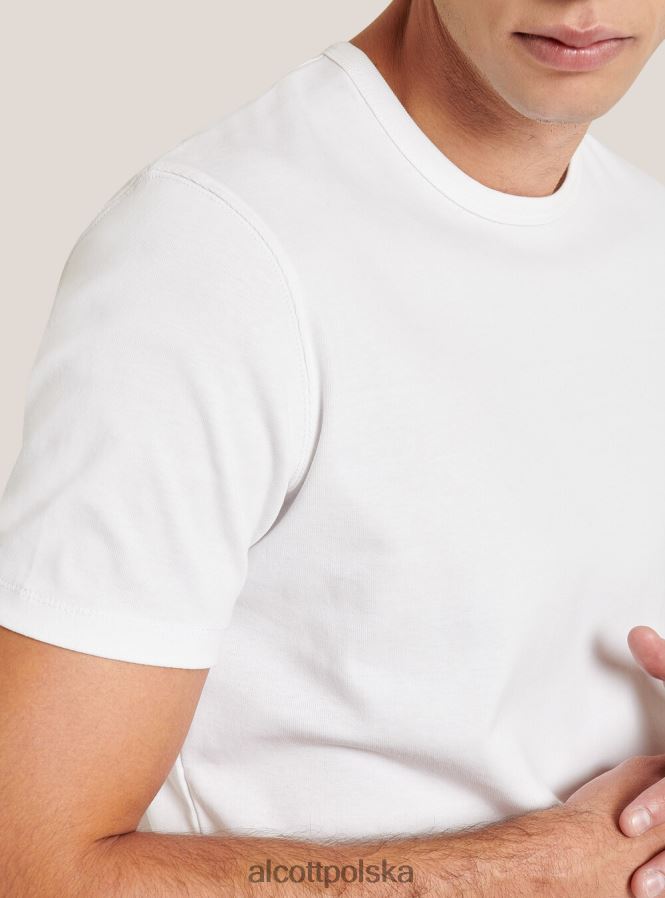 odzież Alcott koszulka z nadrukiem czarny mężczyźni 2TXFF61138