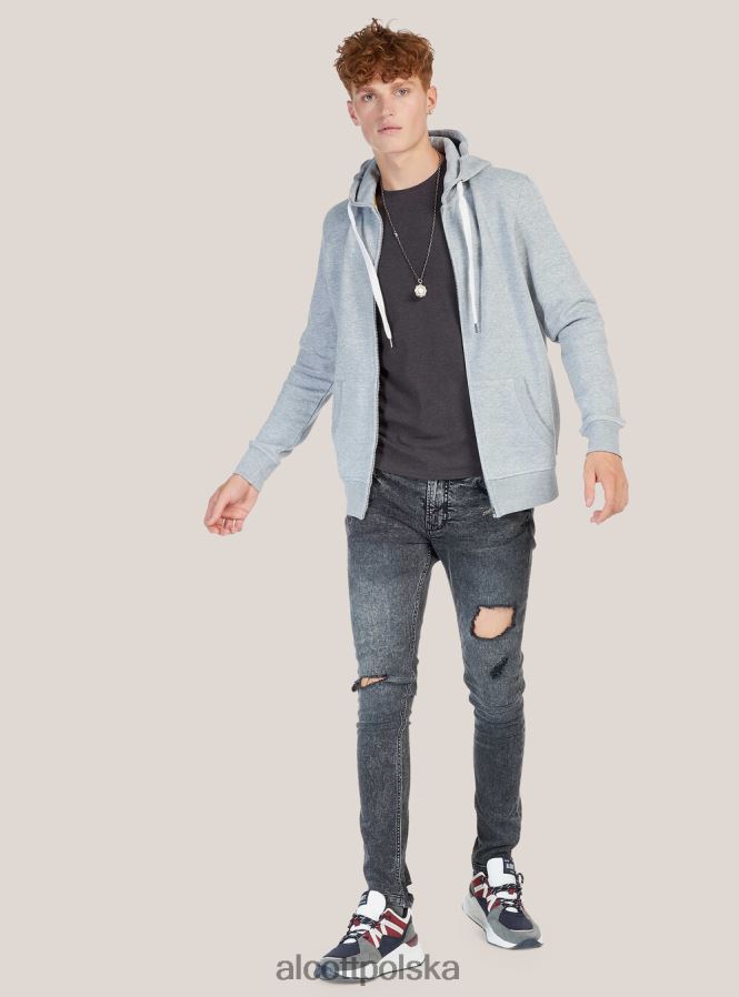 odzież Alcott koszulka z nadrukiem czarny mężczyźni 2TXFF6859