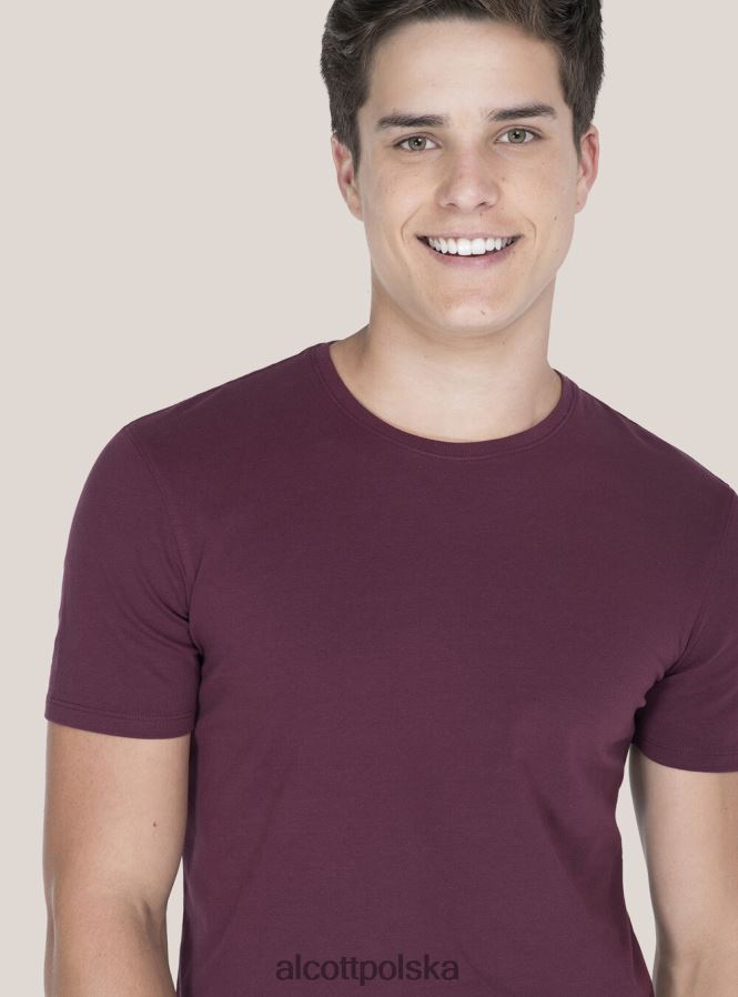 odzież Alcott koszulka z nadrukiem czarny mężczyźni 2TXFF6924