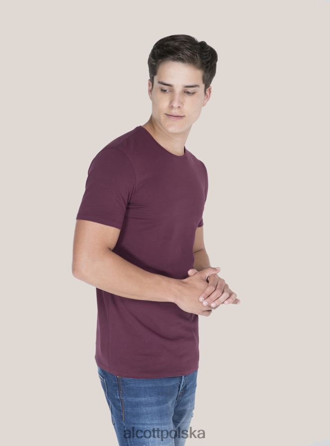 odzież Alcott koszulka z nadrukiem czarny mężczyźni 2TXFF6924