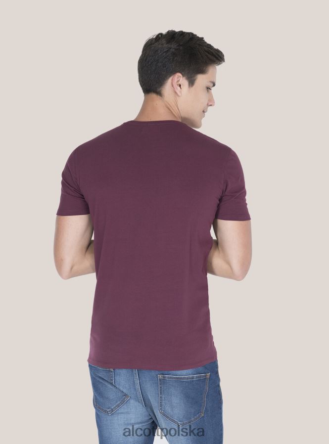 odzież Alcott koszulka z nadrukiem czarny mężczyźni 2TXFF6924