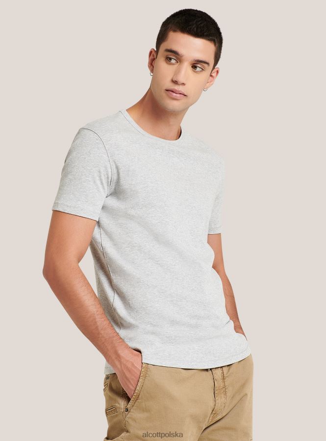 odzież Alcott koszulka z nadrukiem czarny mężczyźni 2TXFF6957