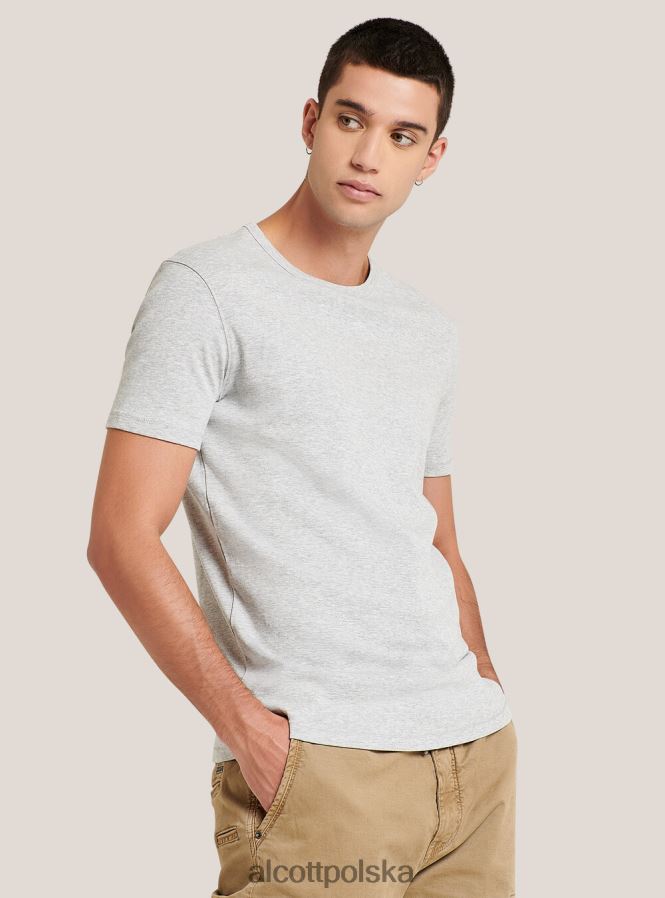 odzież Alcott koszulka z nadrukiem czarny mężczyźni 2TXFF6957