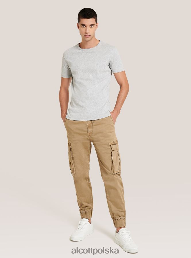 odzież Alcott koszulka z nadrukiem czarny mężczyźni 2TXFF6957