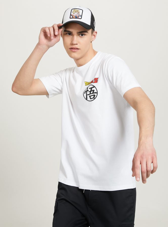 odzież Alcott koszulka ze smoczą kulą w3 biały mężczyźni 2TXFF6660