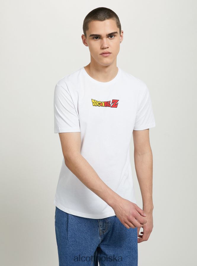 odzież Alcott koszulka ze smoczą kulą w3 biały mężczyźni 2TXFF6667