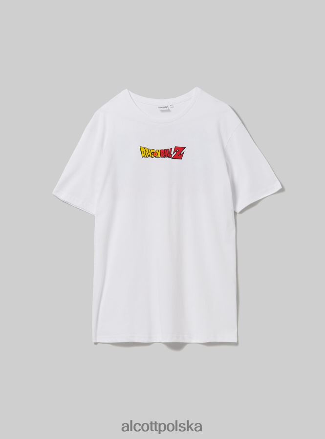odzież Alcott koszulka ze smoczą kulą w3 biały mężczyźni 2TXFF6667
