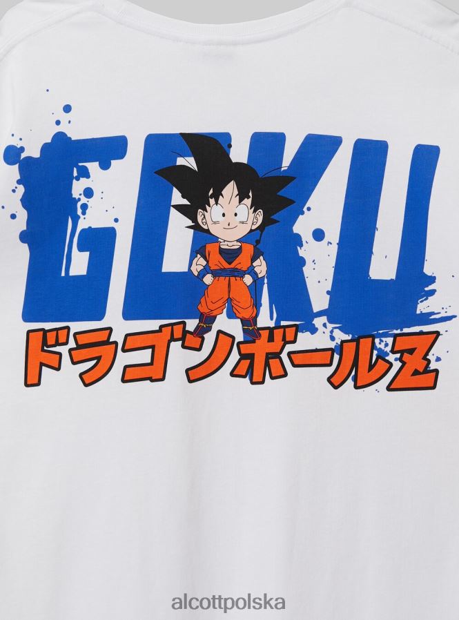 odzież Alcott koszulka ze smoczą kulą w3 biały mężczyźni 2TXFF6667