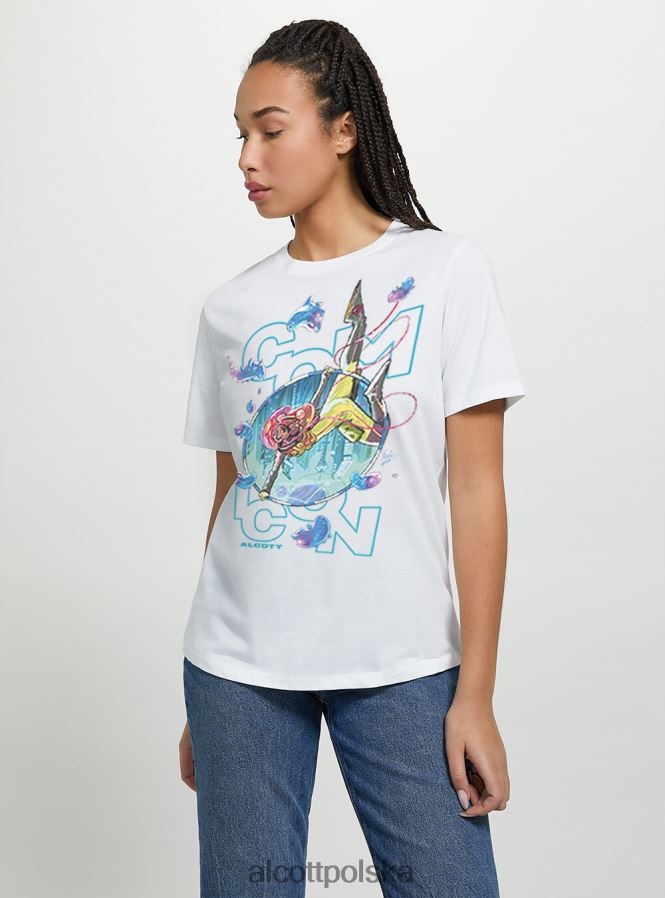 odzież Alcott oficjalna koszulka średni piasek sa2 mężczyźni 2TXFF6386