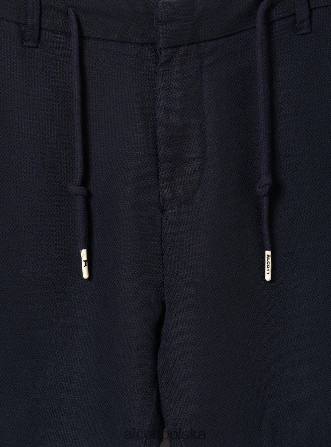 odzież Alcott Lniane bermudy ze sznurkiem w talii bg2 beżowy średni mężczyźni 2TXFF6759