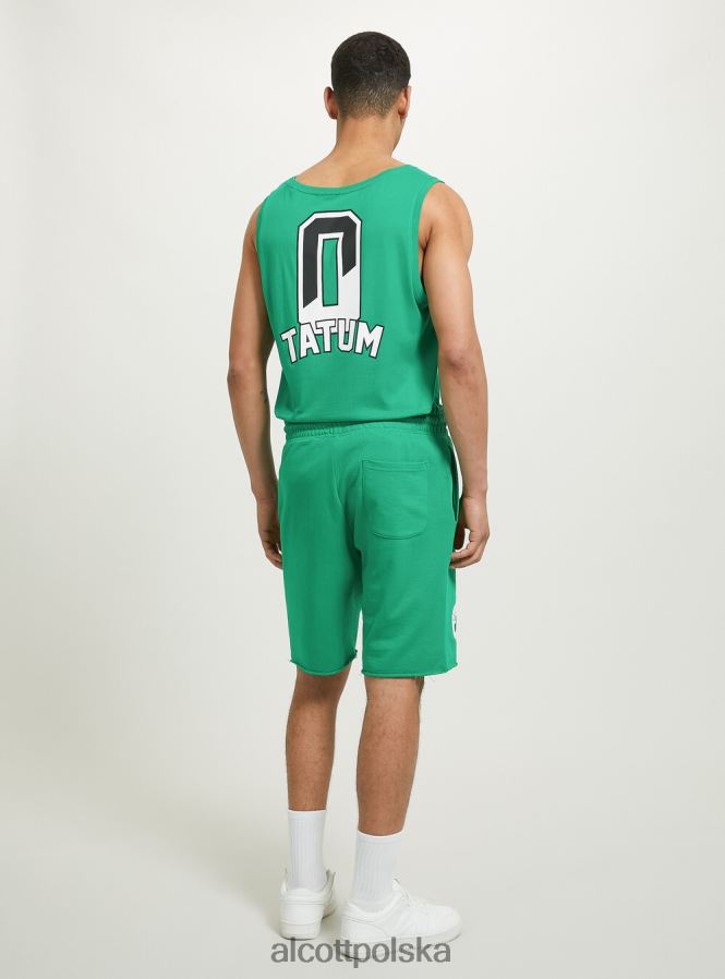 odzież Alcott NBA Bermudy gn2 zielone podłoże mężczyźni 2TXFF61076