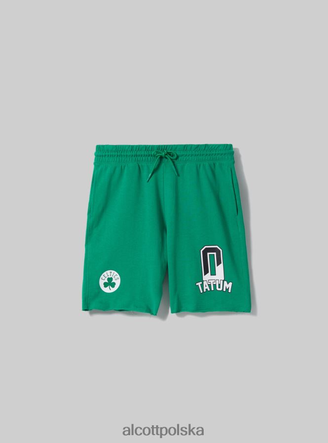 odzież Alcott NBA Bermudy gn2 zielone podłoże mężczyźni 2TXFF61076